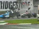 Авария Физикеллы с участием Накано на Гран При Бельгии 1998 года